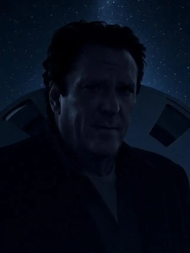 Serene Malibu beach at sunrise with Michael Madsen silhouette, date July 3, 2025, and heart icon.